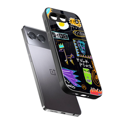 whimsy back phone cover | glass case for oneplus nord 4