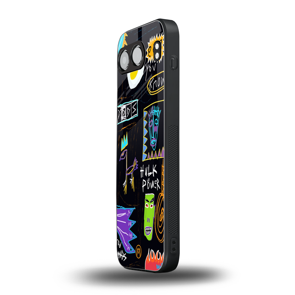 whimsy back phone cover | glass case for oneplus nord 4