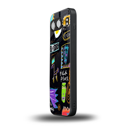 whimsy back phone cover | glass case for oneplus nord 4