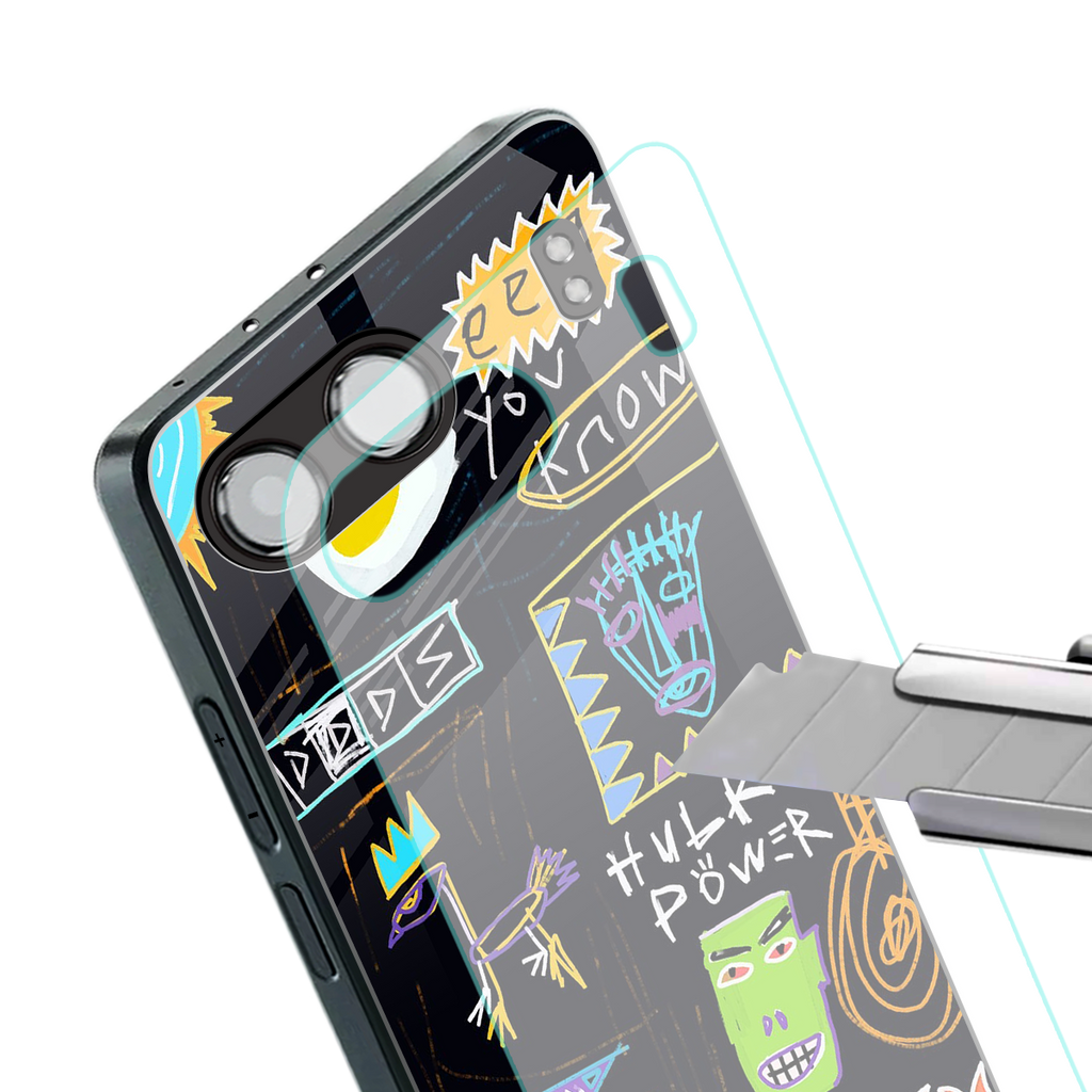 whimsy back phone cover | glass case for oneplus nord 4