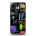 whimsy back phone cover | glass case for oneplus nord ce 3