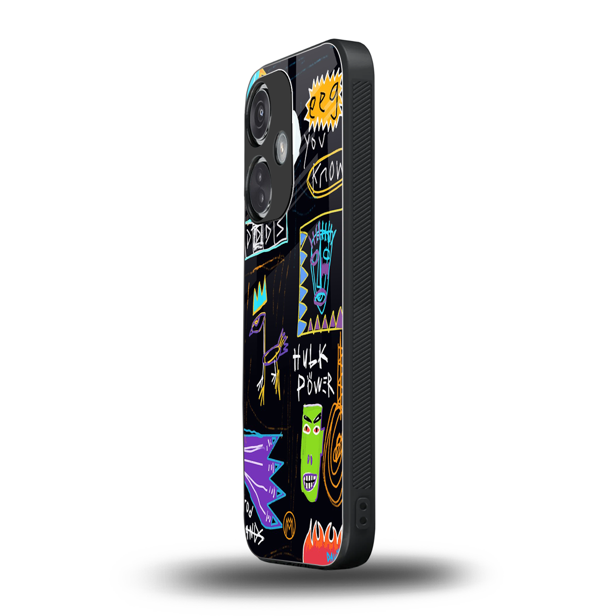 whimsy back phone cover | glass case for oneplus nord ce 3