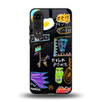 whimsy back phone cover | glass case for oneplus nord ce 4 lite
