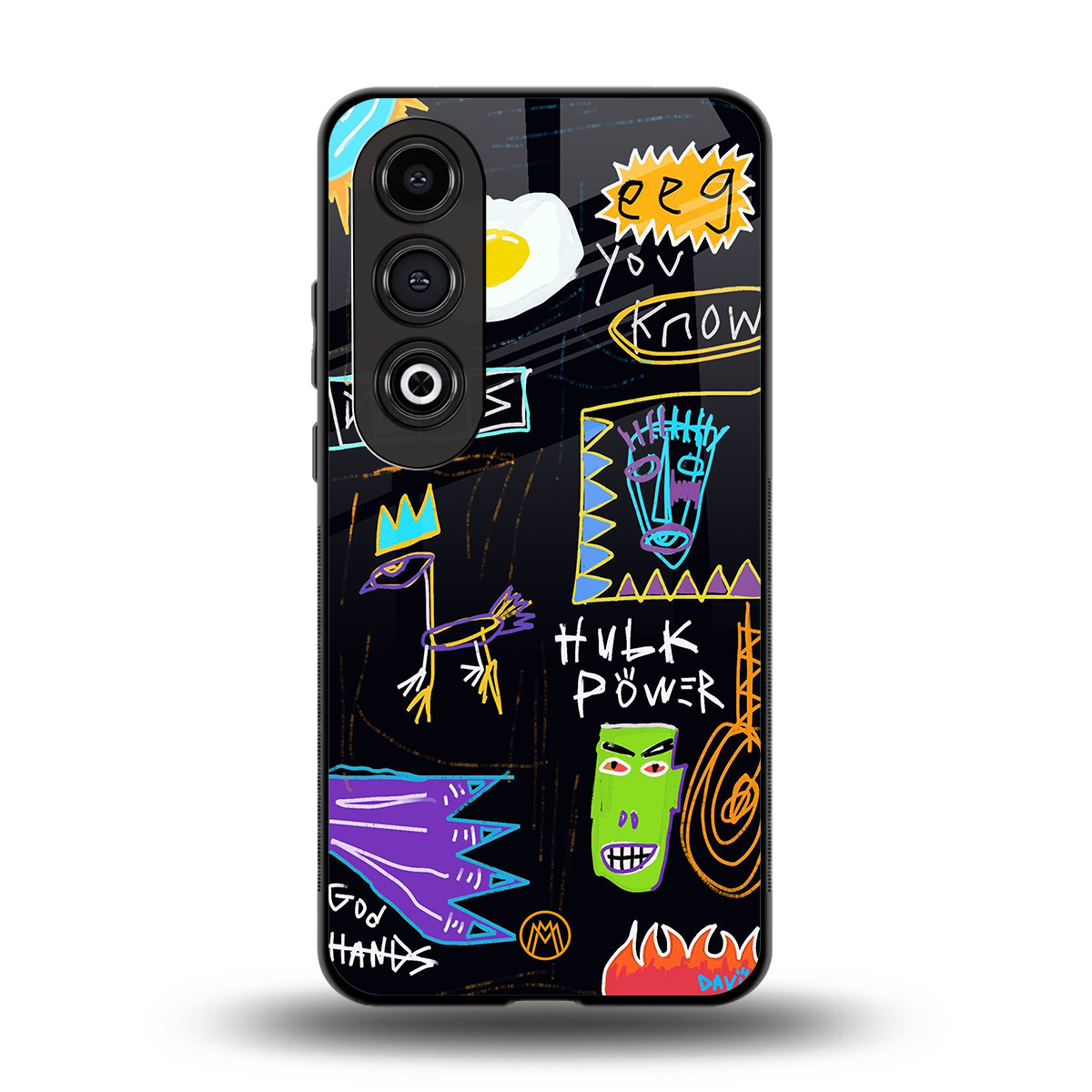 whimsy back phone cover | glass case for oneplus nord ce 4