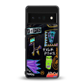whimsy back phone cover | glass case for google pixel 6 pro