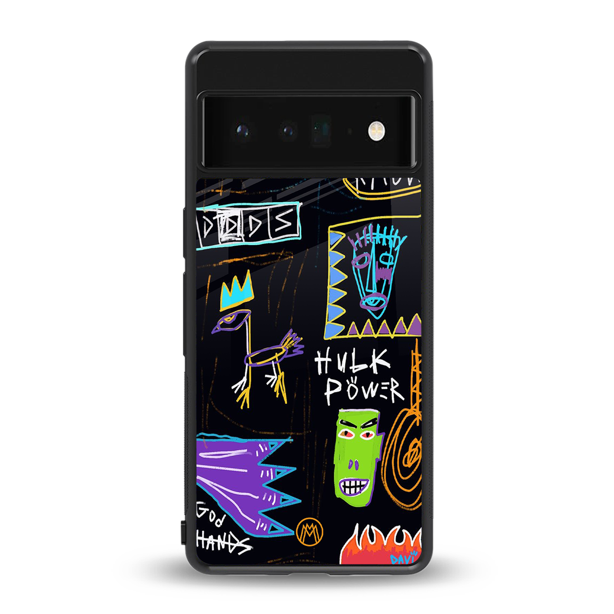 whimsy back phone cover | glass case for google pixel 6 pro