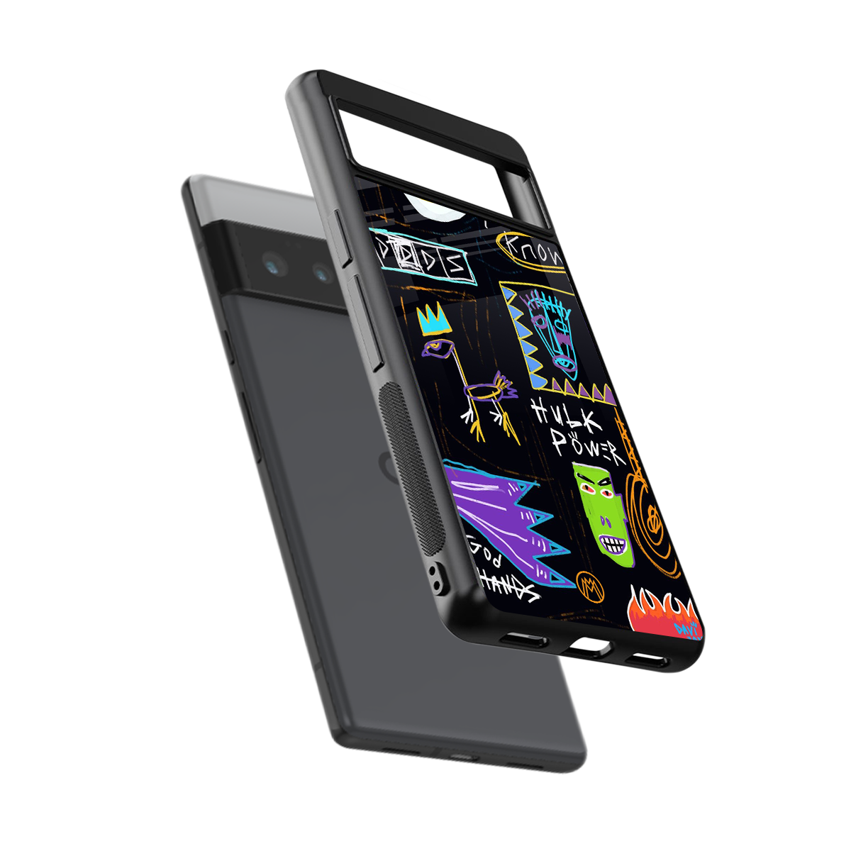 whimsy back phone cover | glass case for google pixel 6 pro