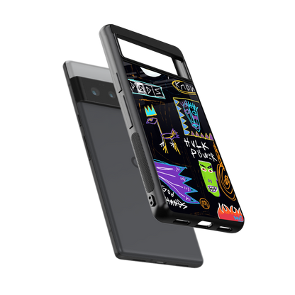 whimsy back phone cover | glass case for google pixel 6 pro