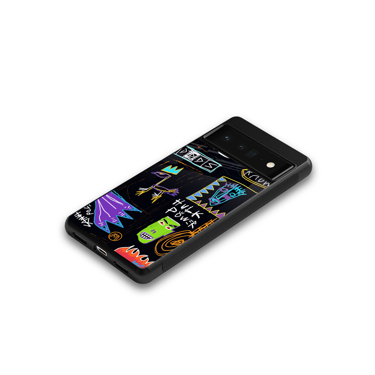 whimsy back phone cover | glass case for google pixel 6 pro