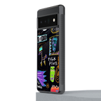 whimsy back phone cover | glass case for google pixel 6 pro