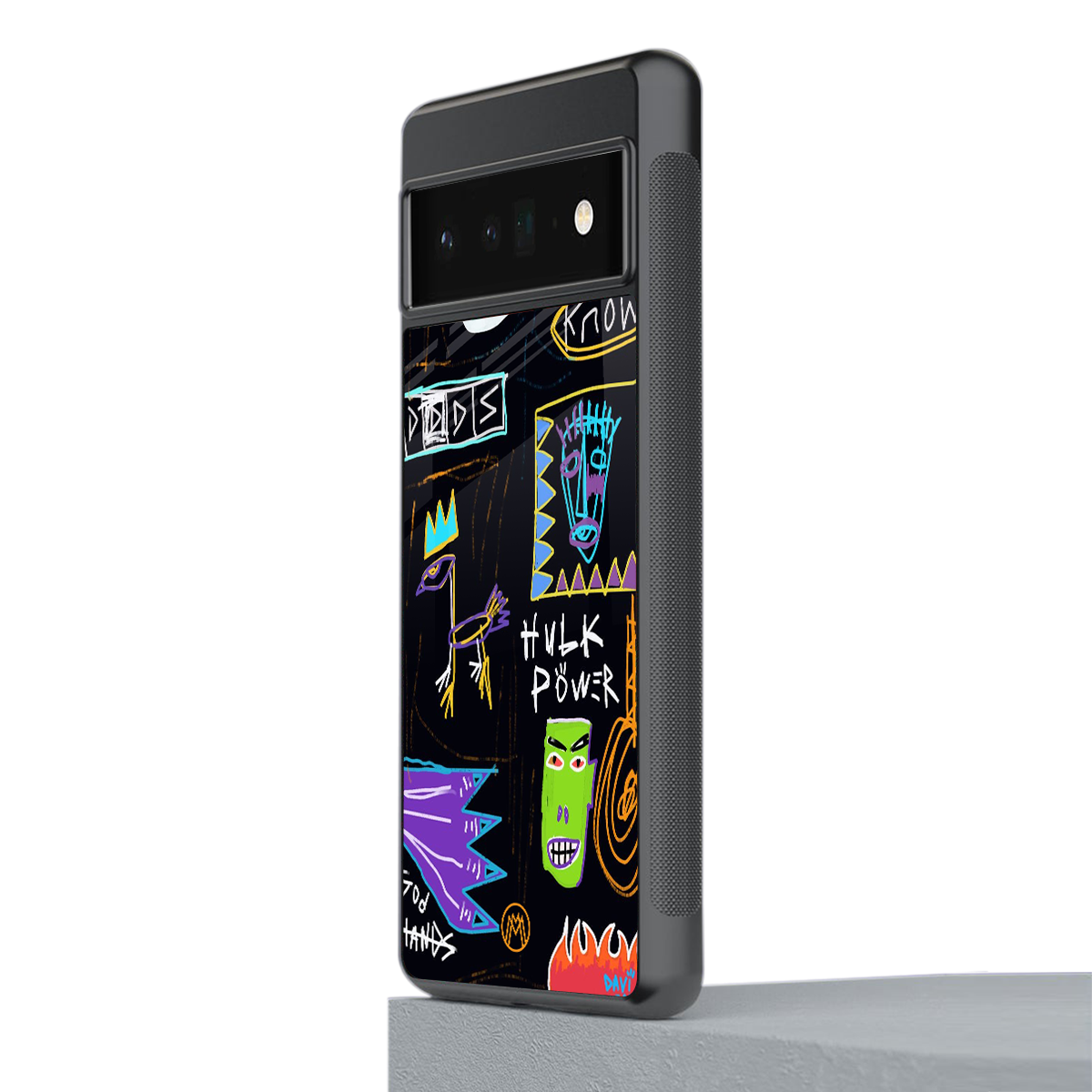 whimsy back phone cover | glass case for google pixel 6 pro