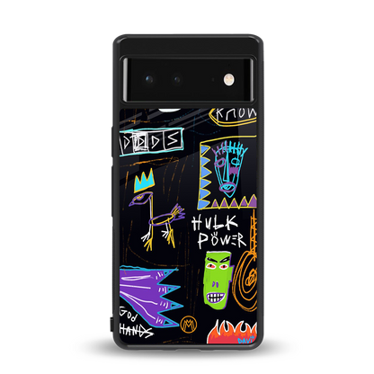 whimsy back phone cover | glass case for Google Pixel 6A