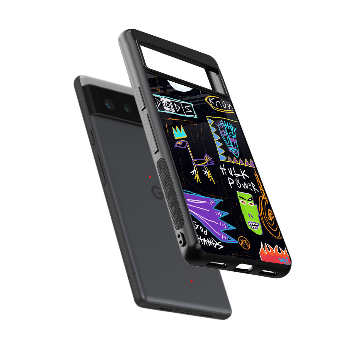 whimsy back phone cover | glass case for google pixel 6