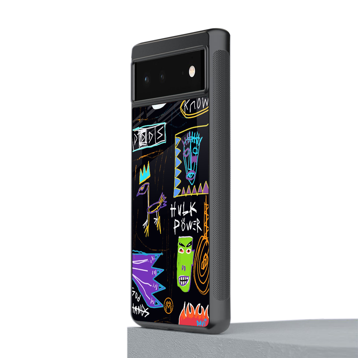 whimsy back phone cover | glass case for google pixel 6