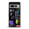 whimsy back phone cover | glass case for google pixel 7 pro