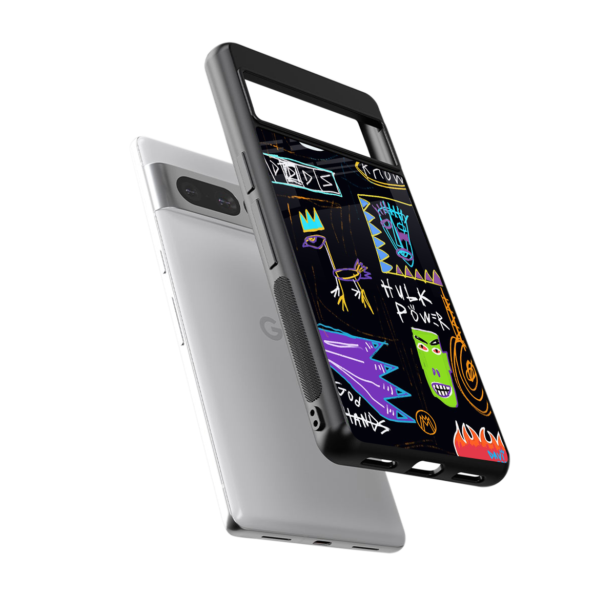 whimsy back phone cover | glass case for google pixel 7 pro