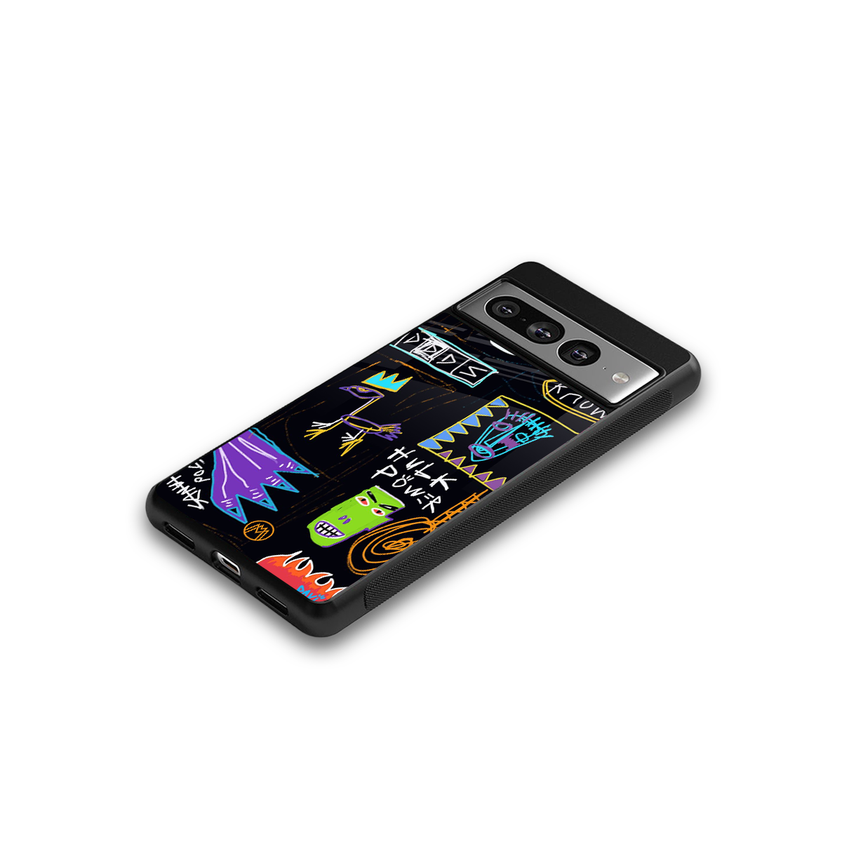 whimsy back phone cover | glass case for google pixel 7 pro