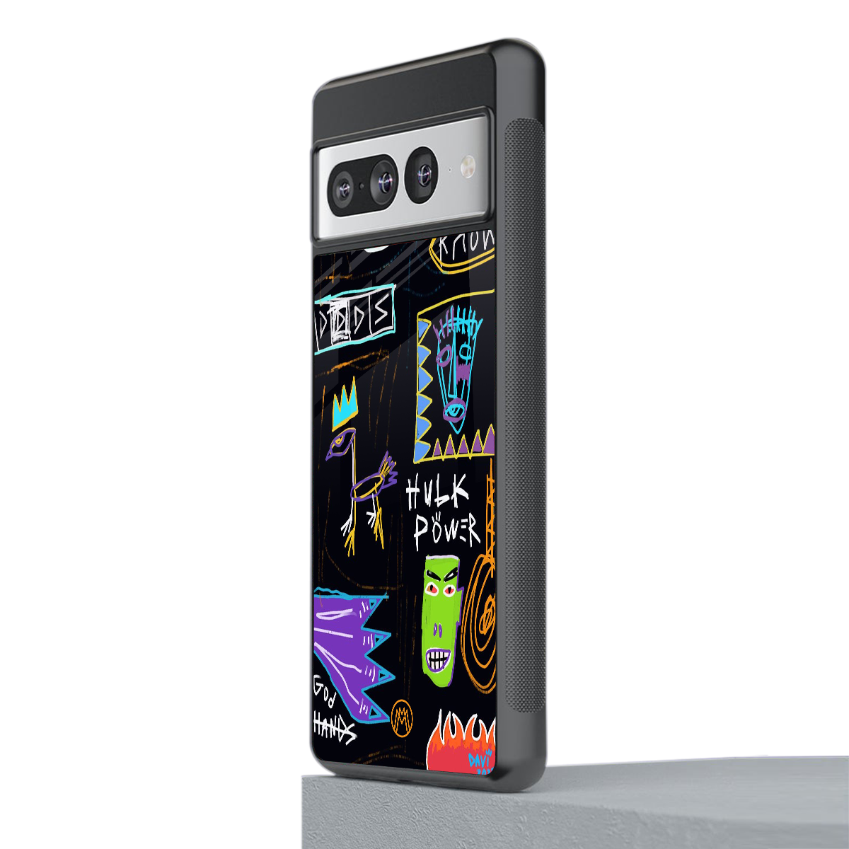 whimsy back phone cover | glass case for google pixel 7 pro