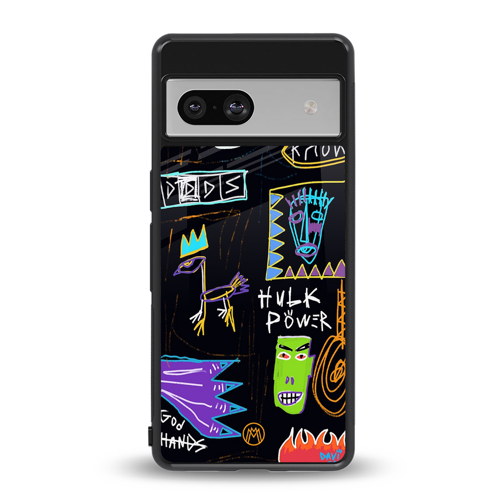 whimsy back phone cover | glass case for Google Pixel 7A