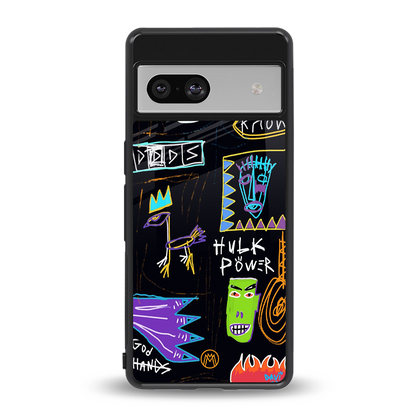 whimsy back phone cover | glass case for Google Pixel 7A