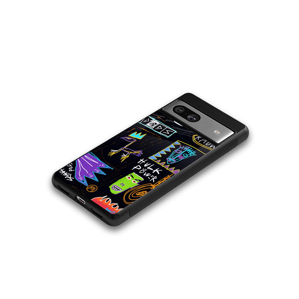 whimsy back phone cover | glass case for Google Pixel 7A