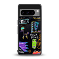 whimsy back phone cover | glass case for google pixel 8 pro