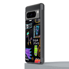 whimsy back phone cover | glass case for google pixel 8 pro