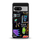 whimsy back phone cover | glass case for Google Pixel 8
