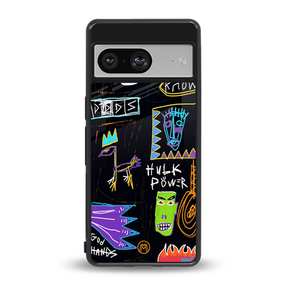 whimsy back phone cover | glass case for Google Pixel 8