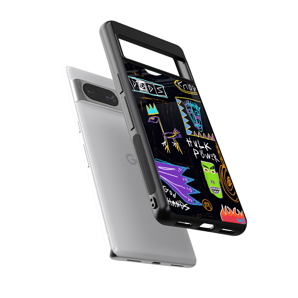 whimsy back phone cover | glass case for Google Pixel 8