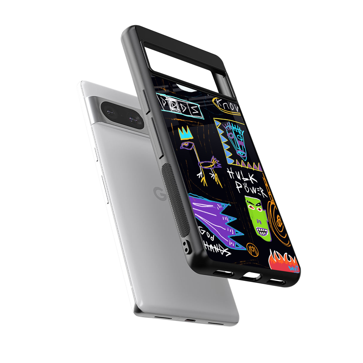 whimsy back phone cover | glass case for Google Pixel 8