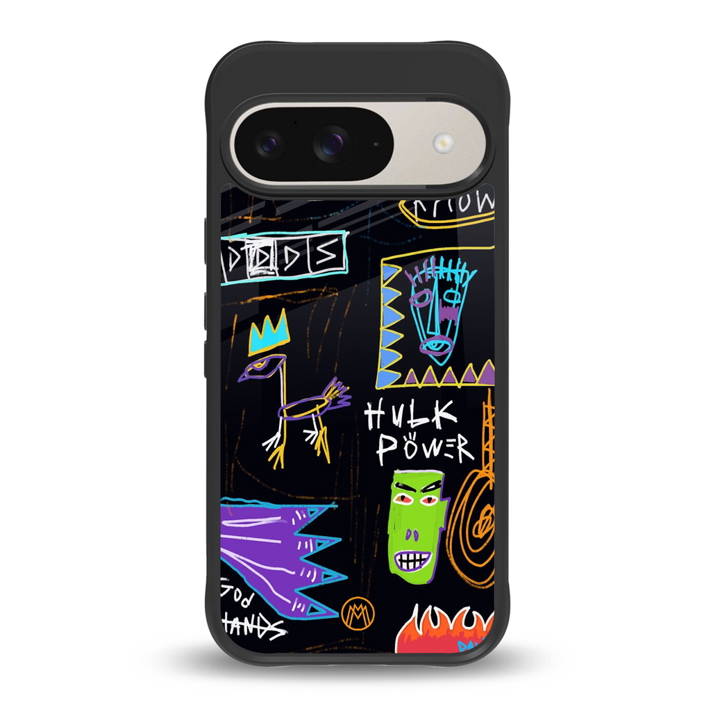 whimsy back phone cover | glass case for google pixel 9