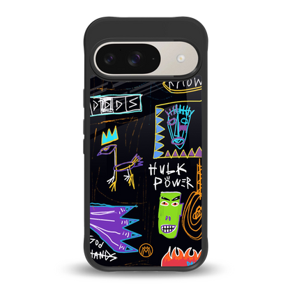 whimsy back phone cover | glass case for google pixel 9