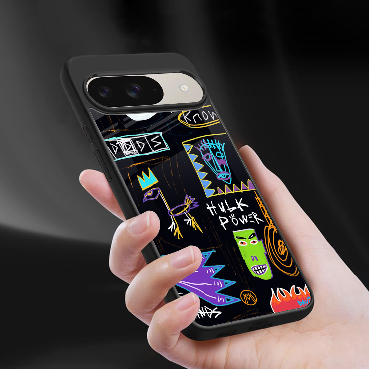 whimsy back phone cover | glass case for google pixel 9
