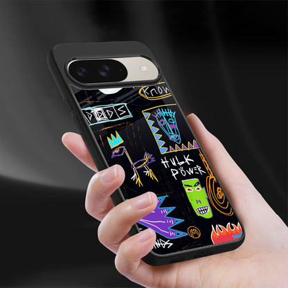whimsy back phone cover | glass case for google pixel 9