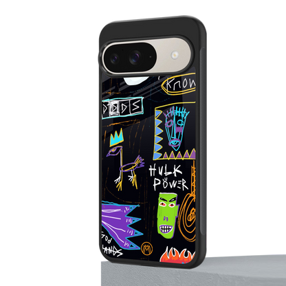 whimsy back phone cover | glass case for google pixel 9