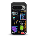 whimsy back phone cover | glass case for google pixel 9 pro xl