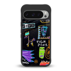 whimsy back phone cover | glass case for google pixel 9 pro xl