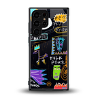 whimsy back phone cover | glass case for samsung galaxy s23 ultra