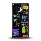 whimsy back phone cover | glass case for samsung galaxy s25 ultra