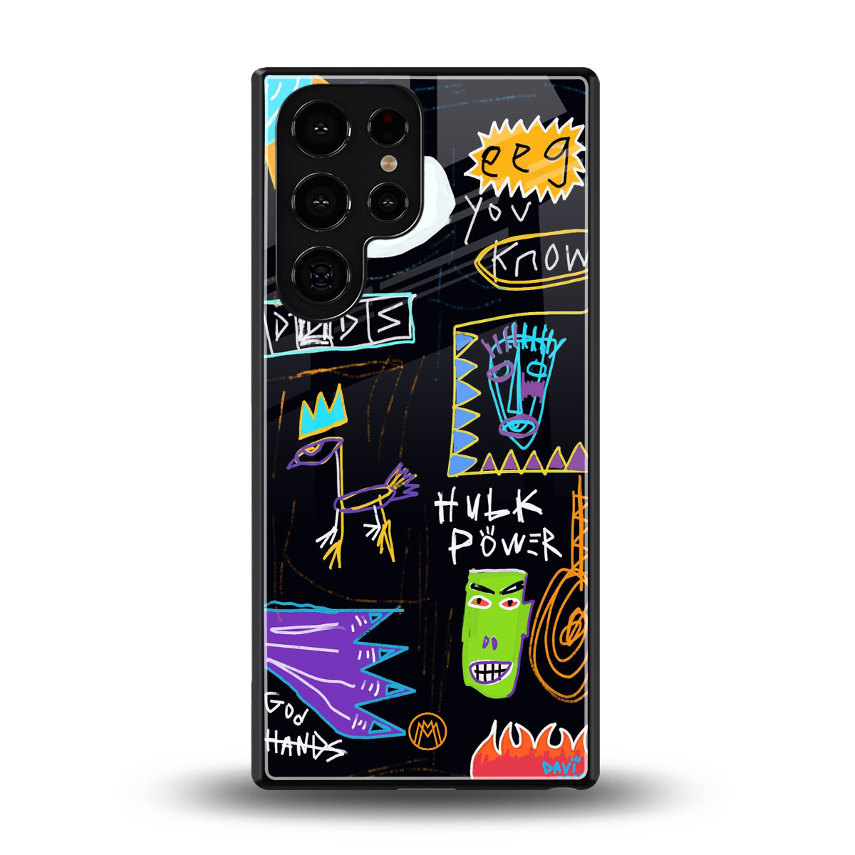 whimsy back phone cover | glass case for samsung galaxy s25 ultra