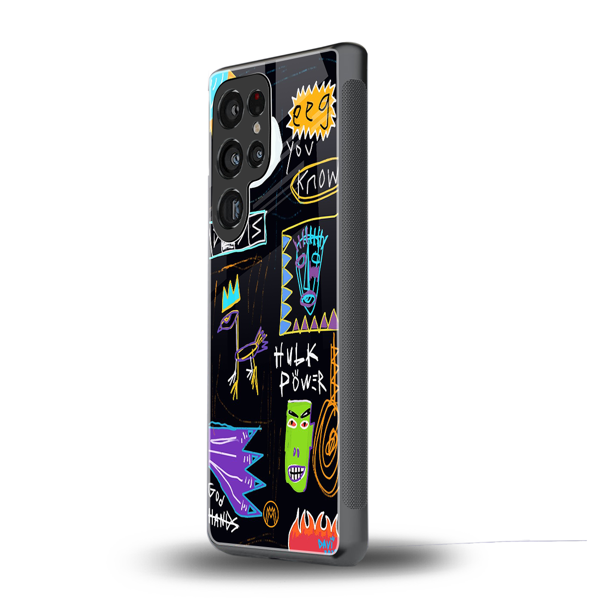 whimsy back phone cover | glass case for samsung galaxy s25 ultra