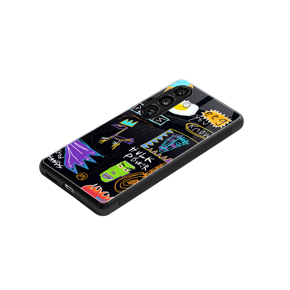 whimsy back phone cover | glass case for samsung galaxy s25