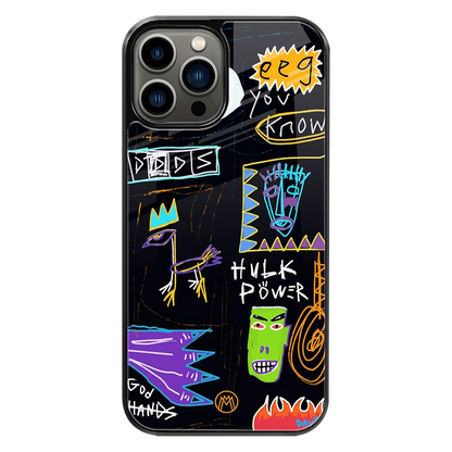 Premium Glass Back Mobile Phone Cover for iPhone, Samsung, OnePlus, Google Pixel, Redmi, Oppo, Vivo & Realme