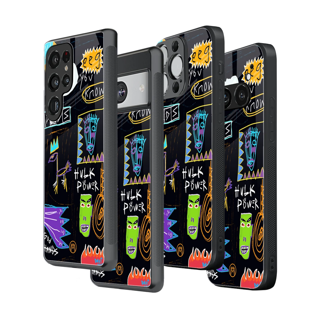 Stylish Glass Back Case for All Smartphones – iPhone, Samsung, OnePlus, Pixel, Redmi, Oppo, Vivo, Motorola