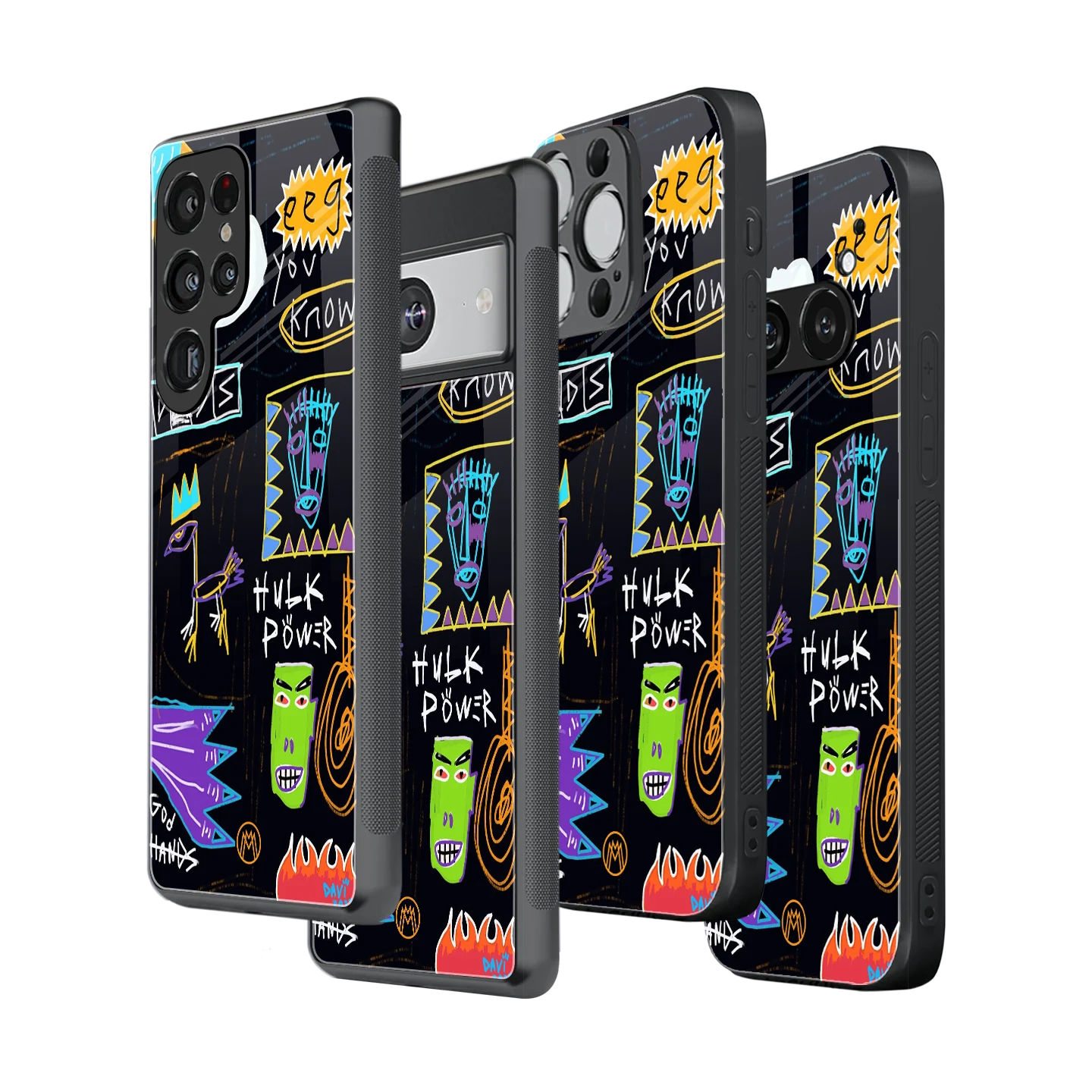Stylish Glass Back Case for All Smartphones – iPhone, Samsung, OnePlus, Pixel, Redmi, Oppo, Vivo, Motorola