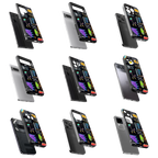 Durable Glass Back Mobile Case for iPhone, Samsung, OnePlus, Google Pixel, Redmi, Vivo, Oppo