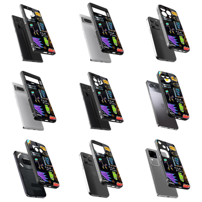 Durable Glass Back Mobile Case for iPhone, Samsung, OnePlus, Google Pixel, Redmi, Vivo, Oppo