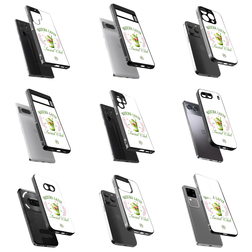 Durable Glass Back Mobile Case for iPhone, Samsung, OnePlus, Google Pixel, Redmi, Vivo, Oppo