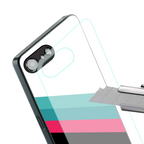white green red pattern stripes back phone cover | glass case for iphone 16e